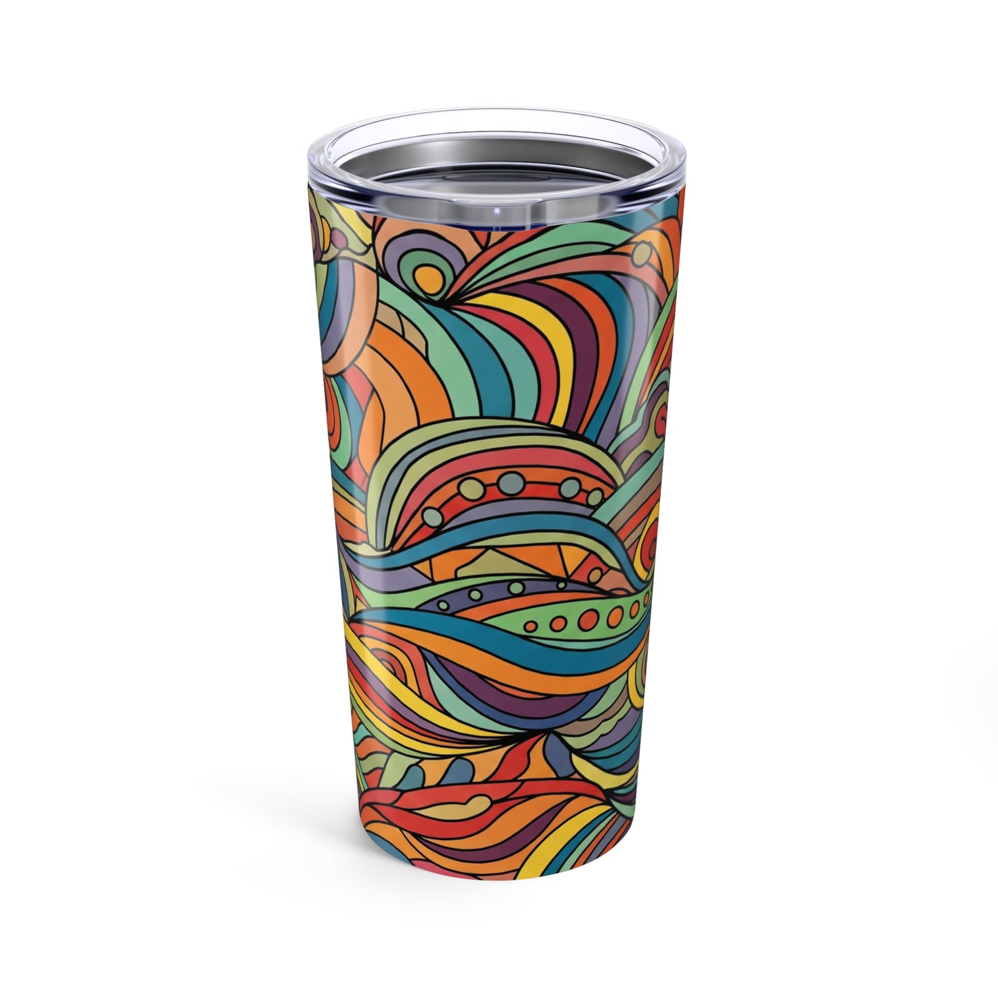 20oz Stainless Steel Tumbler With Double Wall Vacuum Insulation Spill Resistant Thermal Mug For Hot And Cold
