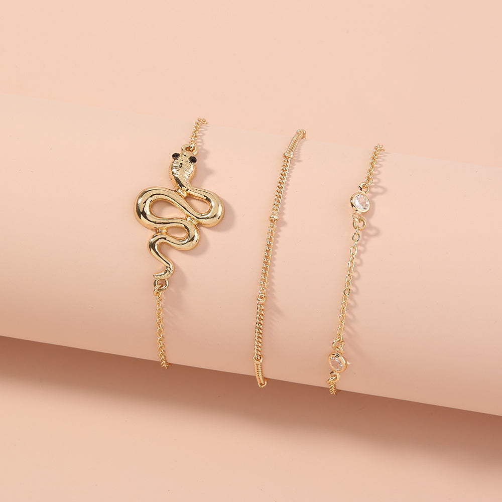 Womens Copper Snake Bracelet MultiLayer Bangle ExaggeratedDesign Fashion Jewelry Statement Piece Unique Plated