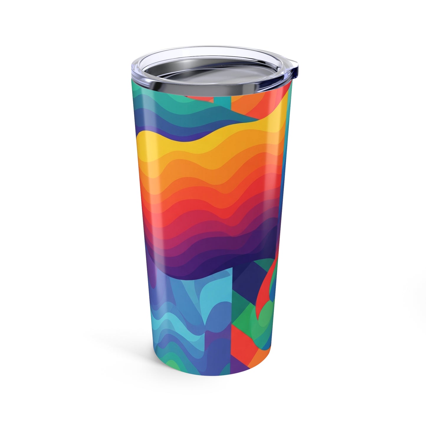 20 Oz Stainless Steel Tumbler With Double Wall Vacuum Insulation Leak Proof Printed Design Travel Mug Dishwasher