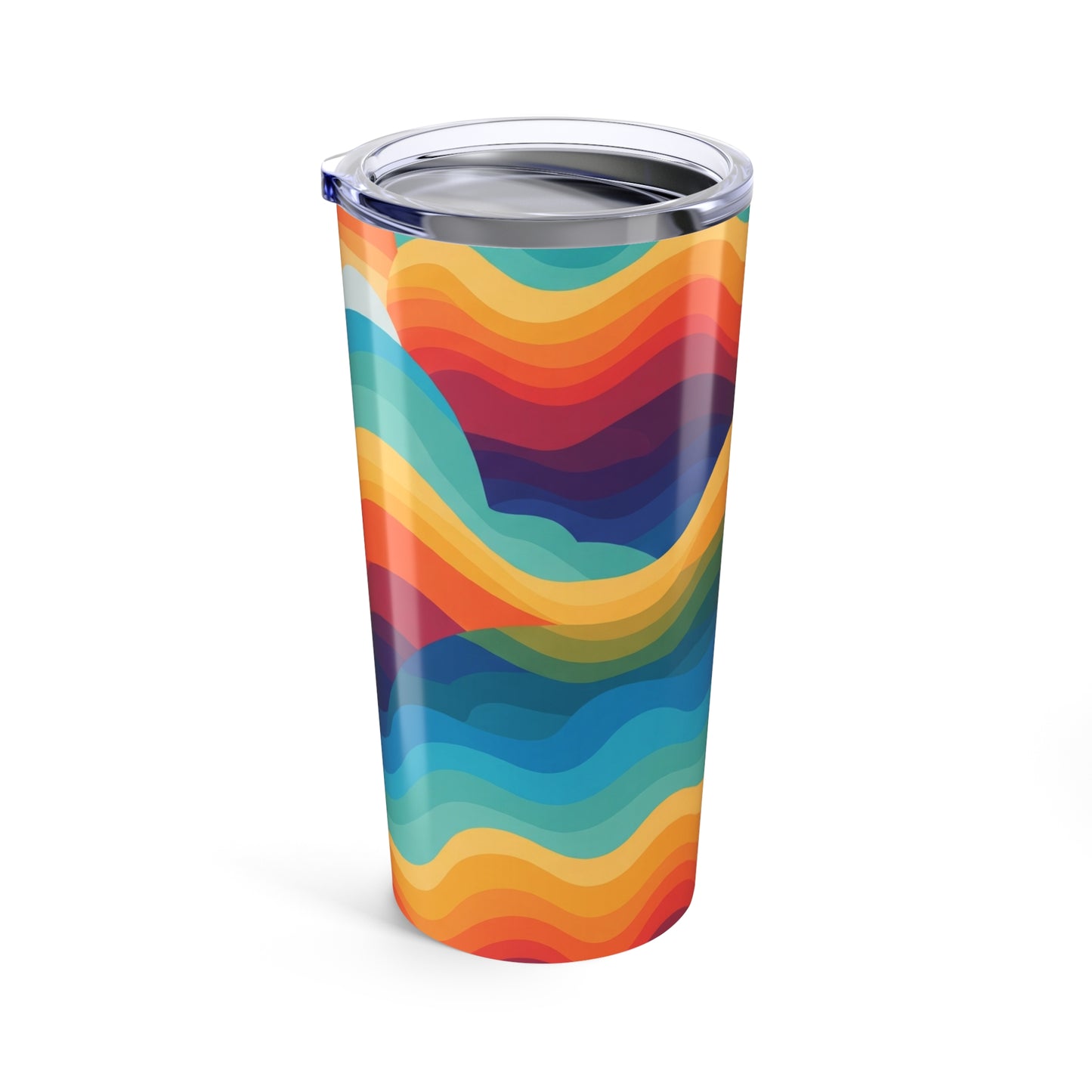 20oz Stainless Steel Tumbler With Double Wall Vacuum Insulation And Leak Proof Travel Mug Printed Design For Hot