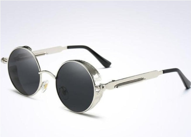 Round Sunglasses With Metal Frame UV Protection For Round Long Square And Oval Faces Classic Simple Style Chic