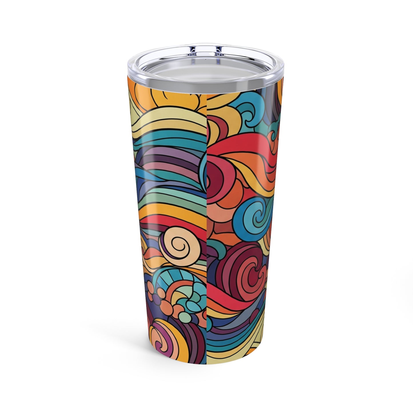20oz Stainless Steel Tumbler With Double Wall Vacuum Insulation Spill Resistant Thermal Travel Mug For Daily Use