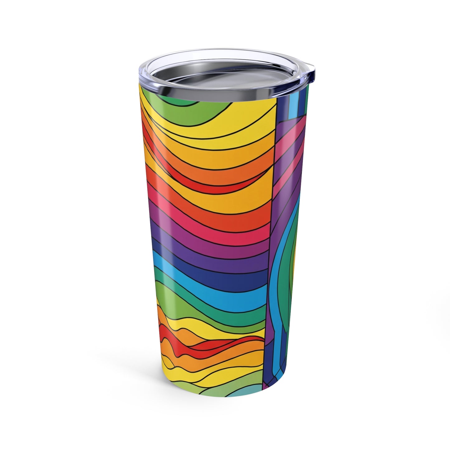 20oz Stainless Steel Insulated Tumbler With Double Wall Vacuum Seal Printed Graphic For Hot And Cold Beverages