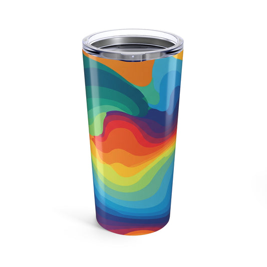 20oz Stainless Steel Tumbler With Double Wall Vacuum Insulation Spill Resistant For Hot And Cold Beverages Printed