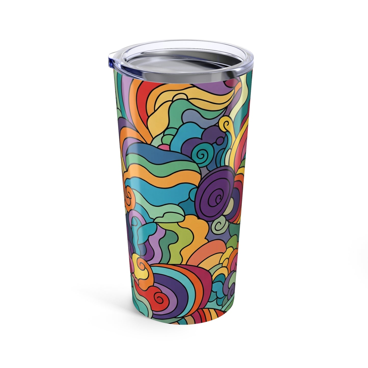 20oz Stainless Steel Tumbler With Double Wall Insulation And Spill Resistant Travel Mug For Hot Or Cold Drinks
