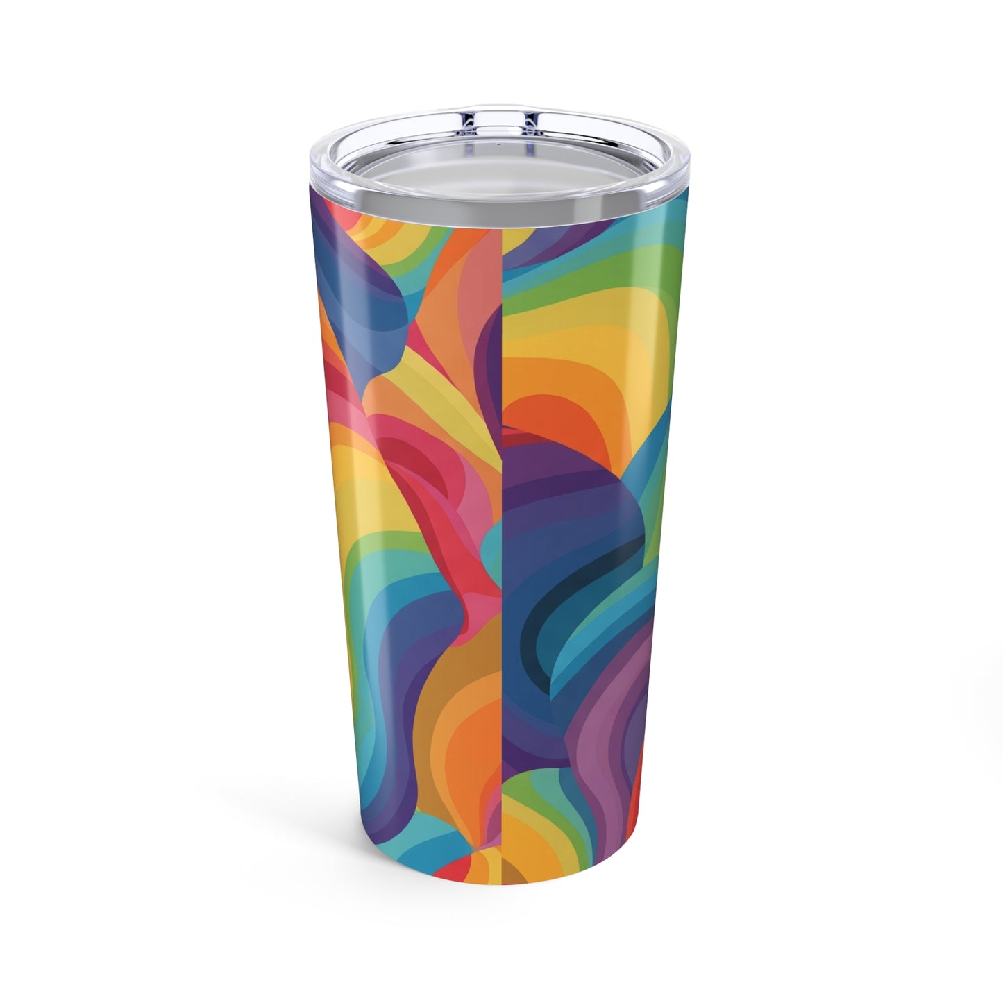 Twenty Ounce Stainless Steel Tumbler With Vacuum Insulation Spill Resistant Travel Mug For Hot And Cold Beverages