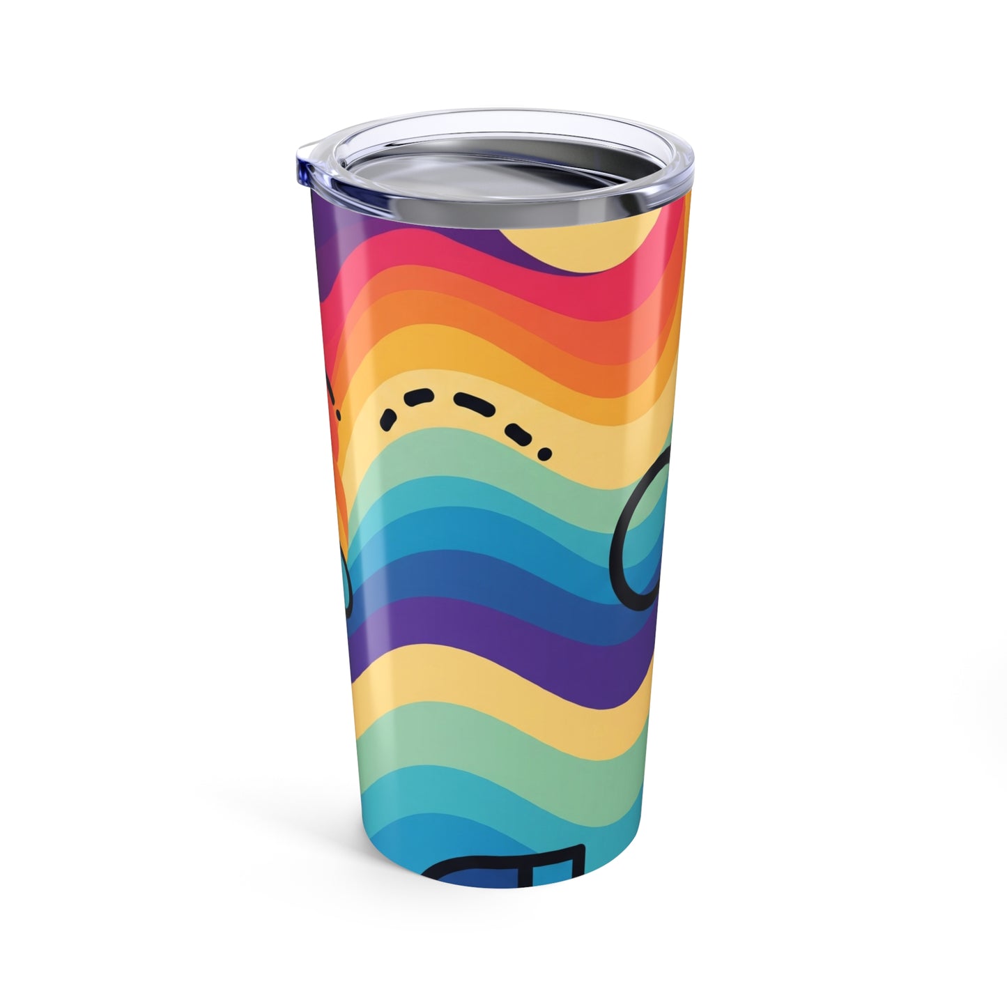 20oz Stainless Steel Tumbler With Double Wall Vacuum Insulation Travel Mug Printed Durable Coffee Cup Drinkware