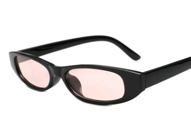 Womens Fashion Sunglasses UV400 Protection Small Frame Candy Color Plastic Frames High Strength Lenses Classic