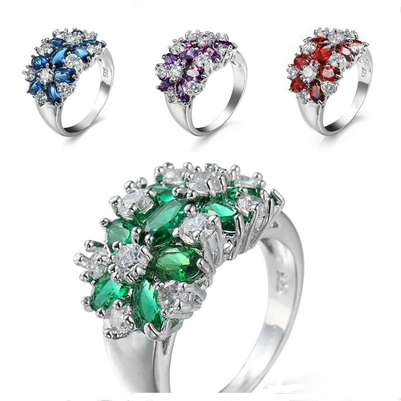 Zircon Ring For Women Sparkling Solitaire Band In Stainless Steel Jewelry Gift Elegant Gift For Occasions Soon