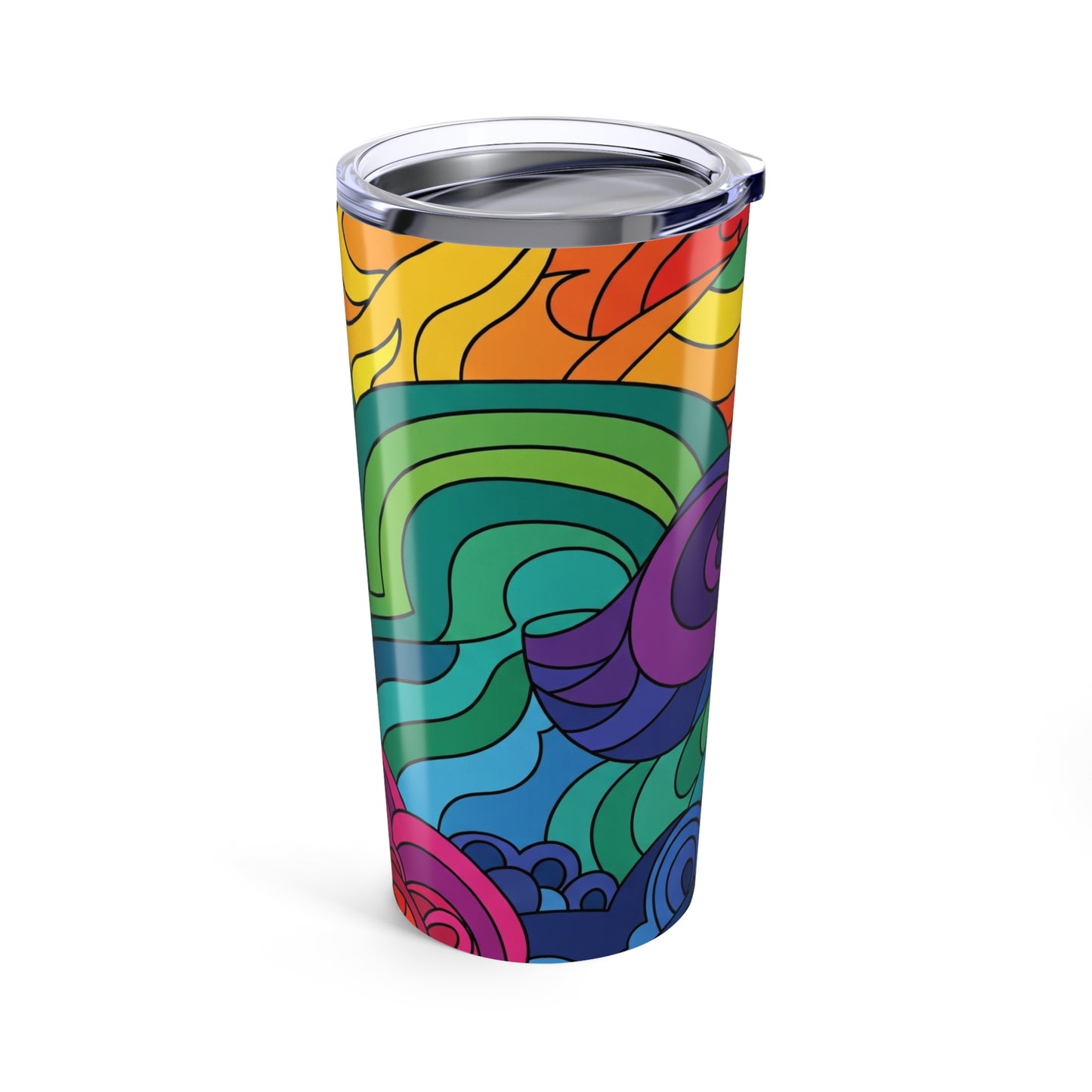 20oz Stainless Steel Travel Mug With Double Wall Vacuum Insulation Spill Resistant Design For Hot Or Cold Beverages