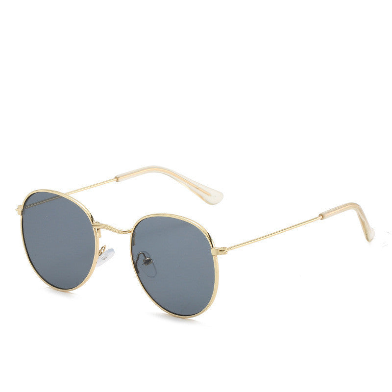 Trend Sunglasses Metal Frame HD Lenses Reflective Design Universal Fit Eye Protection Outdoors Shades Everyday