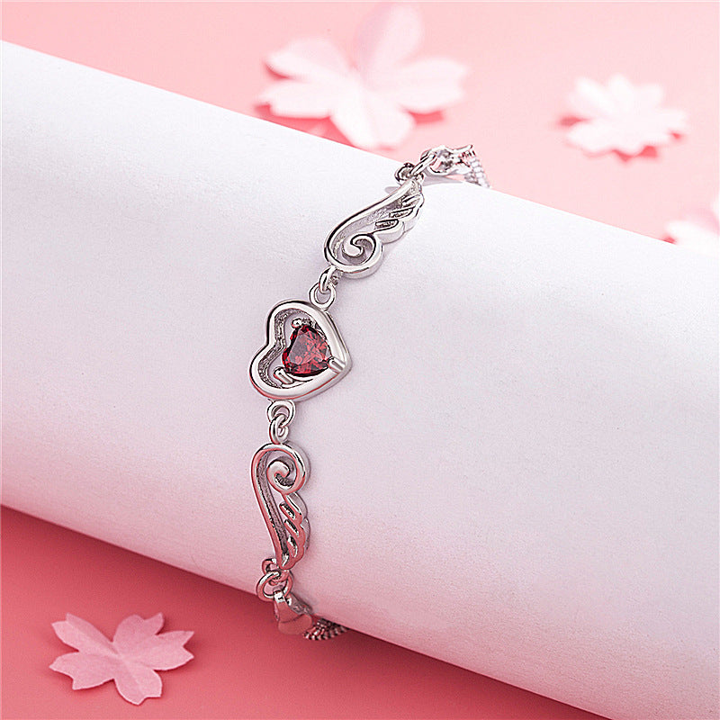 Copper Angel Wings Wave Design Bracelet for Women Fashion Jewelry Gift for Travel Promotions and Business Everyday Wear