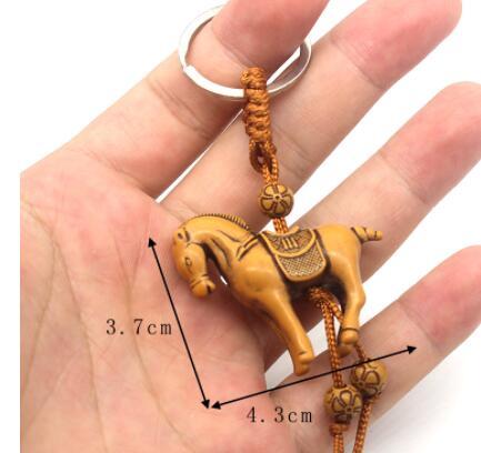 Unisex 3D Elephant Keychain Car Key Accessory Durable Plastic Key Ring Decoration Bulk Packaging List Keychain