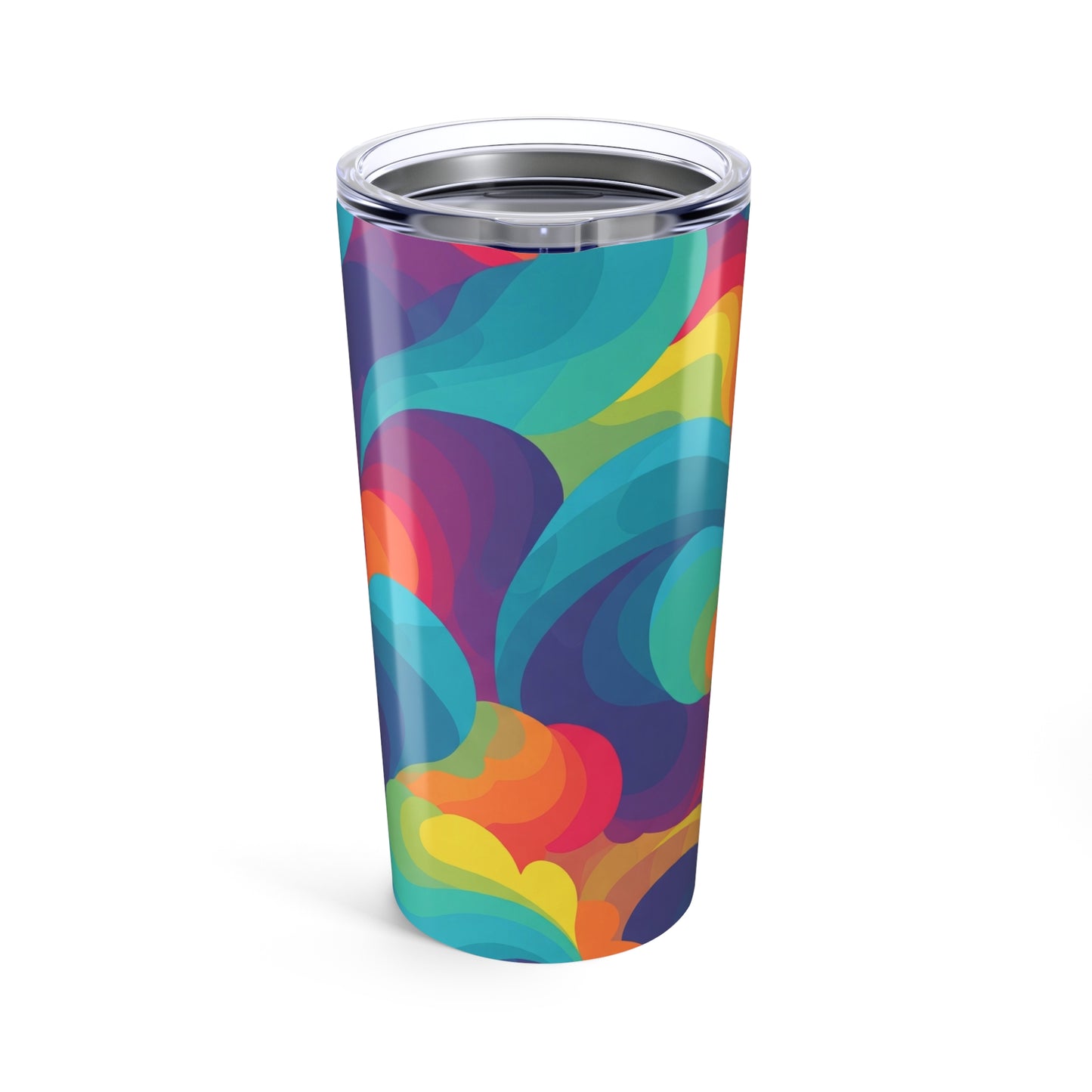 20oz Stainless Steel Printed Tumbler With Double Wall Vacuum Insulation Spill Resistant And BPA Free For Hot And