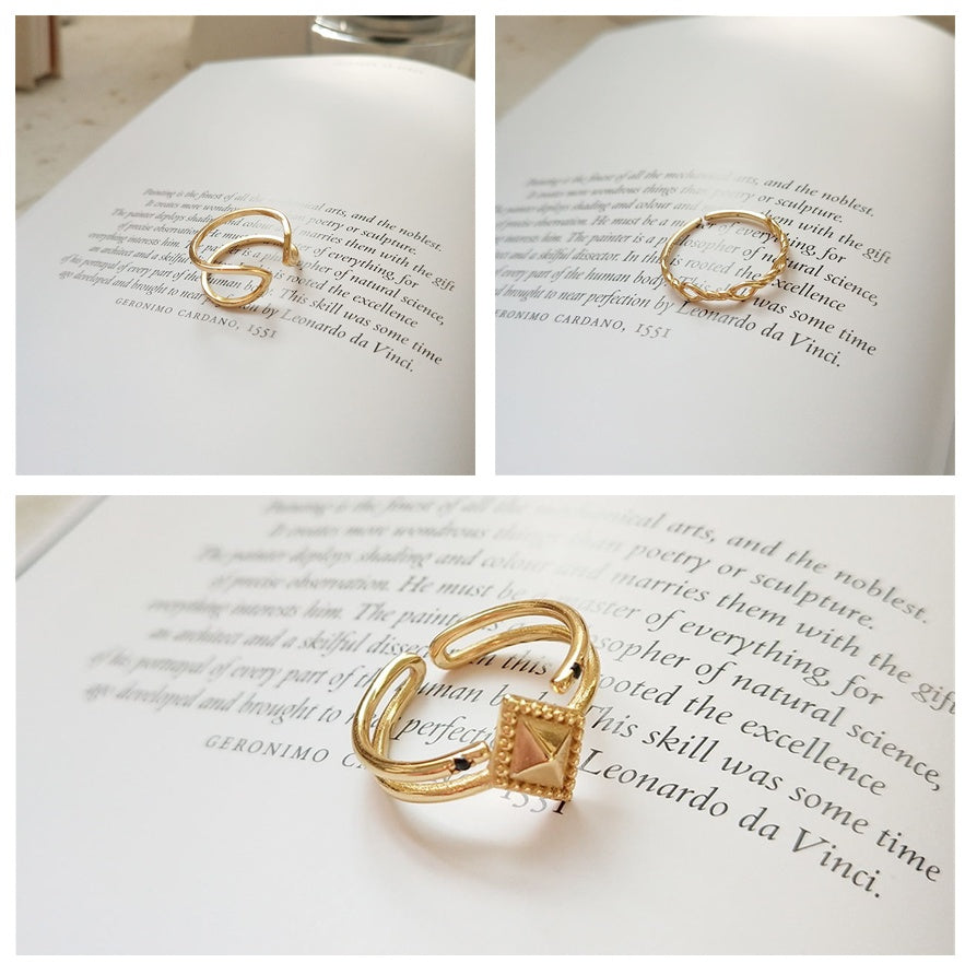 Open 925 Sterling Silver Ring For Women Vintage Fashion Jewelry Party And Dating Ring For Girls Elegant Everyday Wear