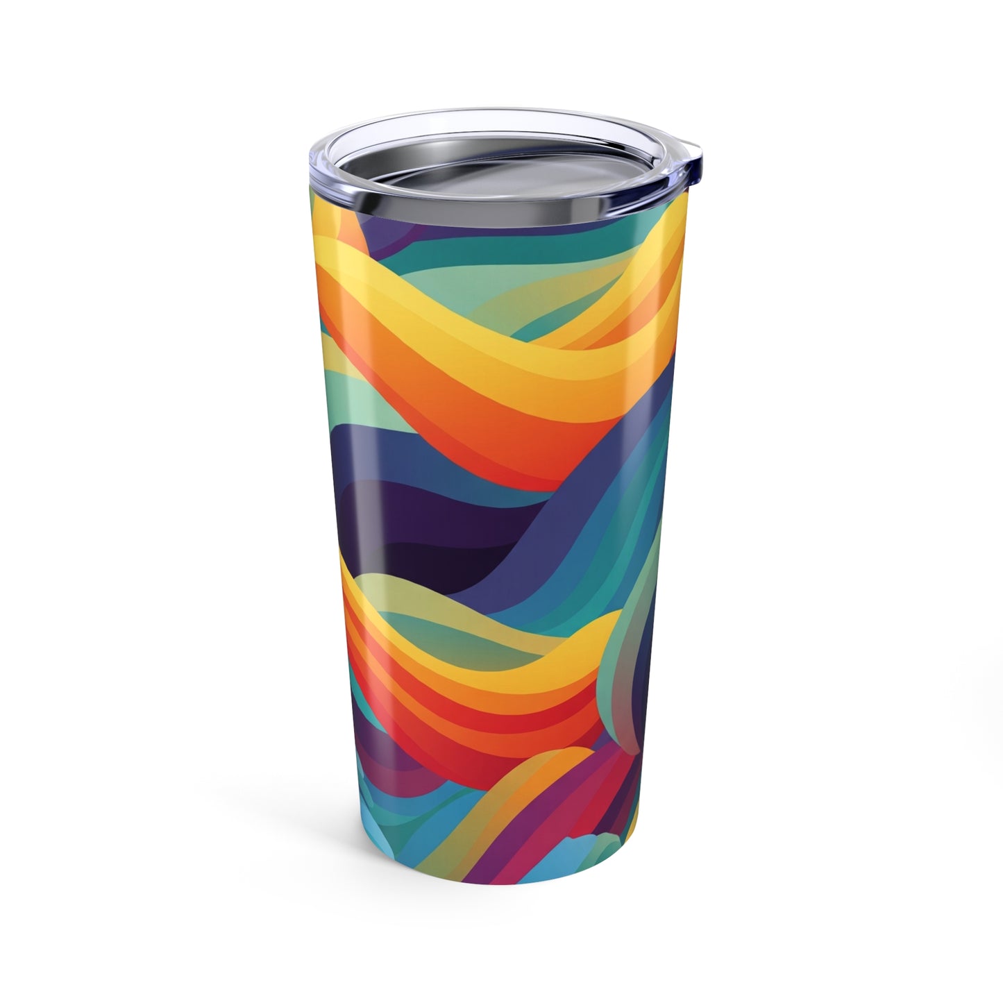 20oz Stainless Steel Tumbler Printed Design With Double Wall Vacuum Insulation For Hot And Cold Beverages Travel