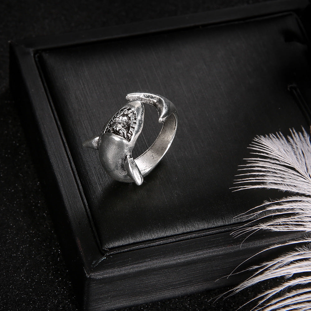 Adjustable Alloy Ring Set For Women Two Rings Included Elegant Electroplated Jewelry For Fashion Everyday Spark