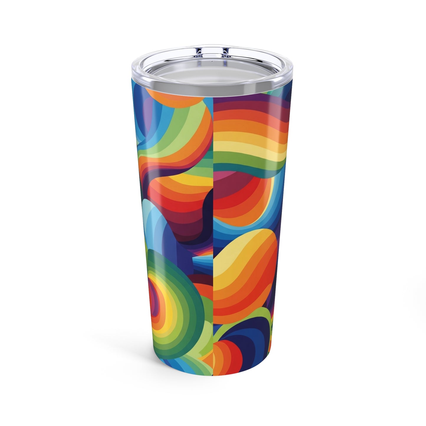 20oz Stainless Steel Tumbler With Double Wall Vacuum Insulation Spill Resistant BPA Free Printed For Hot And Cold