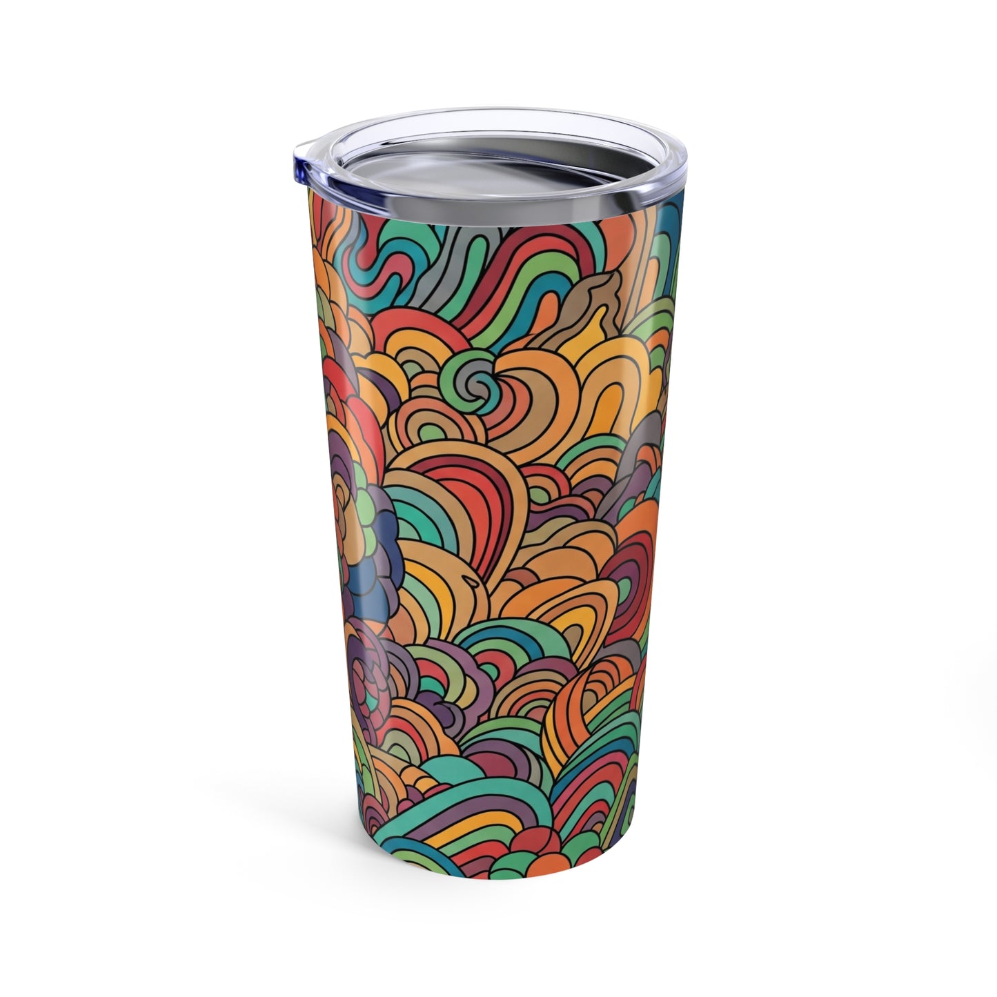 20 Oz Stainless Steel Tumbler With Double Wall Vacuum Insulation Keeps Hot Or Cold Drinks Leak Proof And