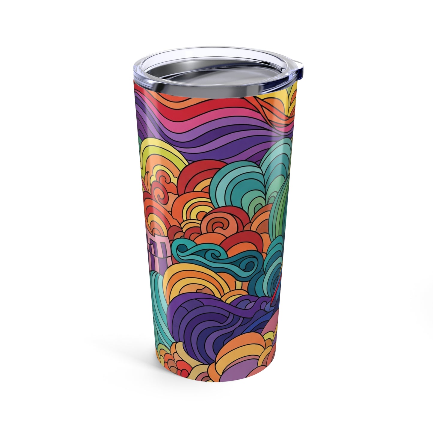 20oz Stainless Steel Tumbler With Double Wall Vacuum Insulation Spill Resistant Lid For Hot Or Cold Beverages