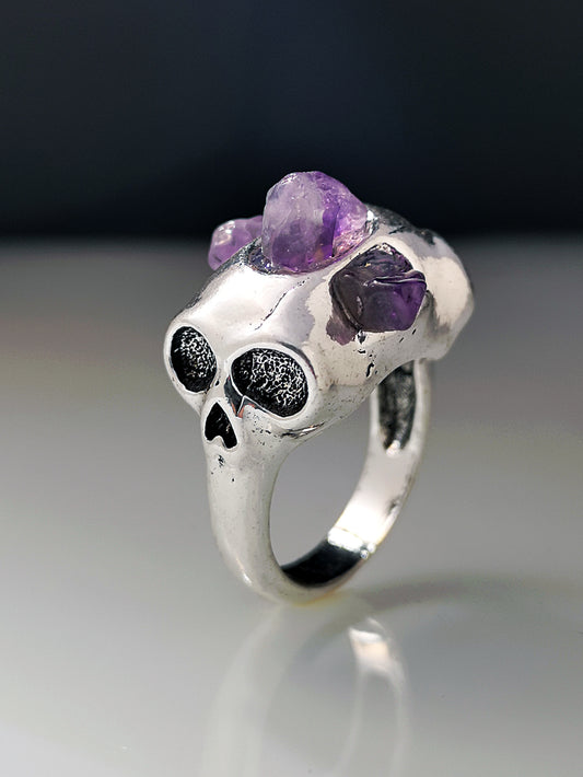 Geometric Alloy Ring With Rhinestones For Women Simple Fashion Jewelry Electroplated Design Fresh Everyday Look