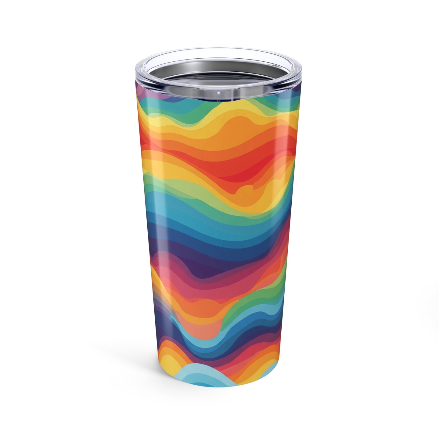 20oz Stainless Steel Tumbler With Double Wall Vacuum Insulated Spill Resistant Lid And Durable Printed Travel