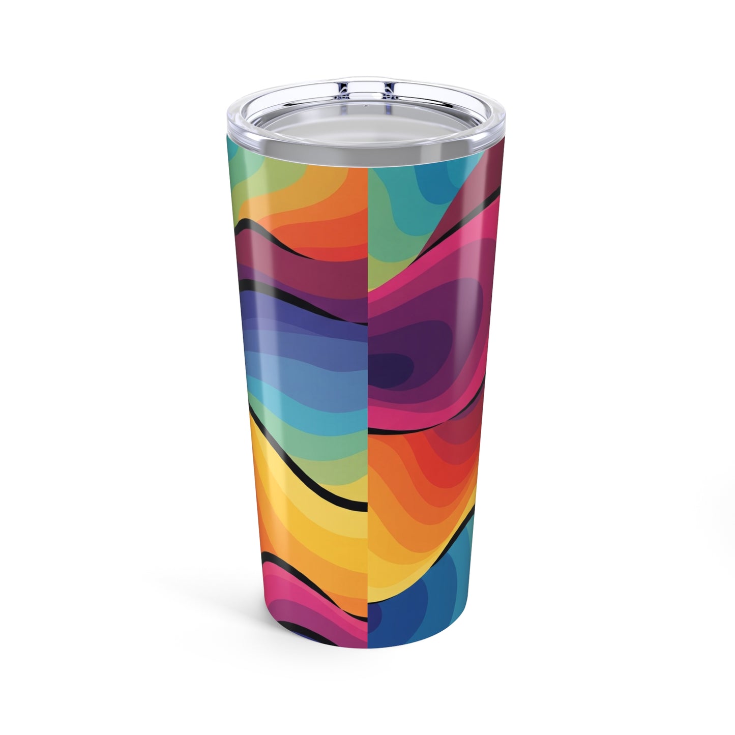 20oz Stainless Steel Printed Tumbler With Double Wall Vacuum Insulation Leak Proof For Hot And Cold Beverages Daily