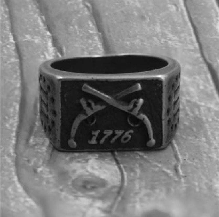 Mens Vintage Titanium Steel Ring Durable Metallic Gray Everyday Fashion Accessory Size 7 8 9 10 11 12 13 14 15