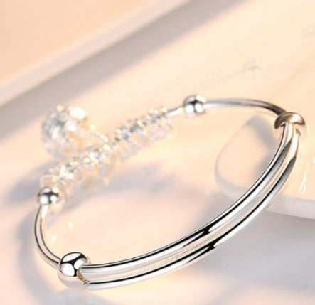 Womens Palace Bell Bracelet Running Beads Ethnic White Silver Jewelry Gift For Women And Men Jewelry For Women