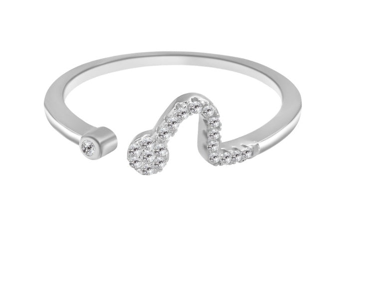 Gold Zodiac Sign Ring Electroplated Alloy Constellation Jewelry For Women And Girls Perfect Everyday Wear Shine