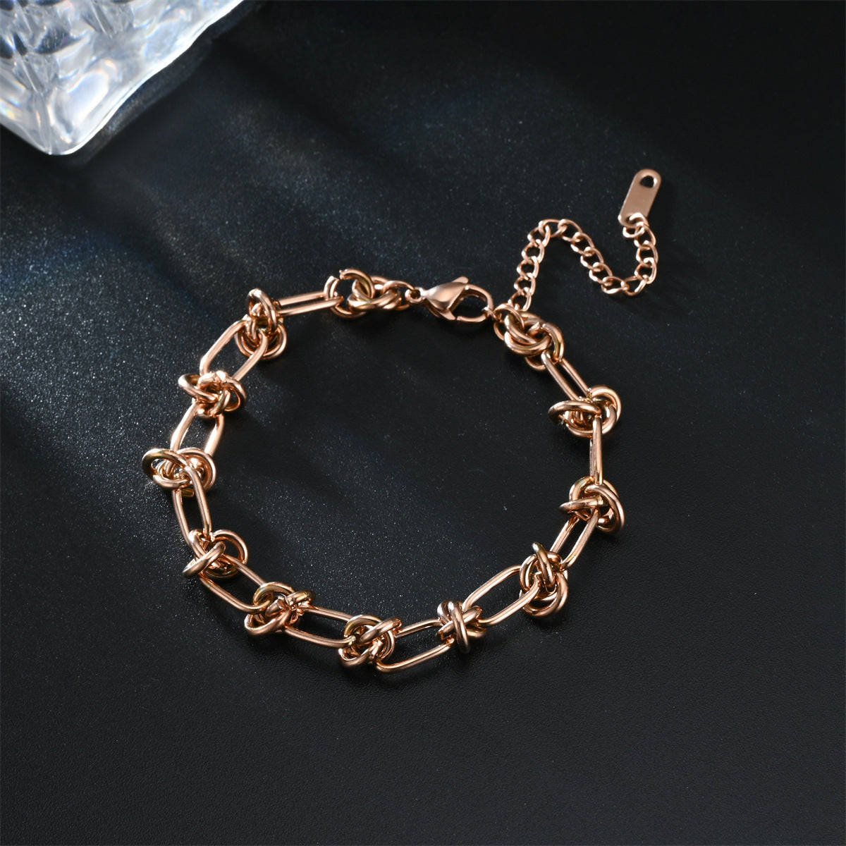 Unisex Stainless Steel Braid Buckle Bracelet Heart Shaped Hollow Out Ethnic Design In Gold Steel Elegant Piece
