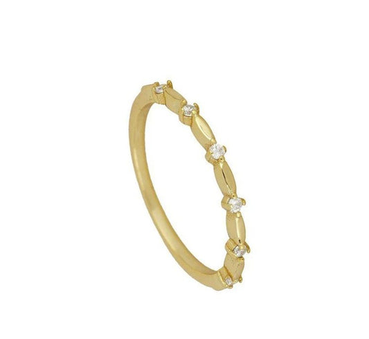 Geometric SilverPlated Copper Ring For Women EuropeanAmerican Fashion Jewelry Individually Packed Gift For Her