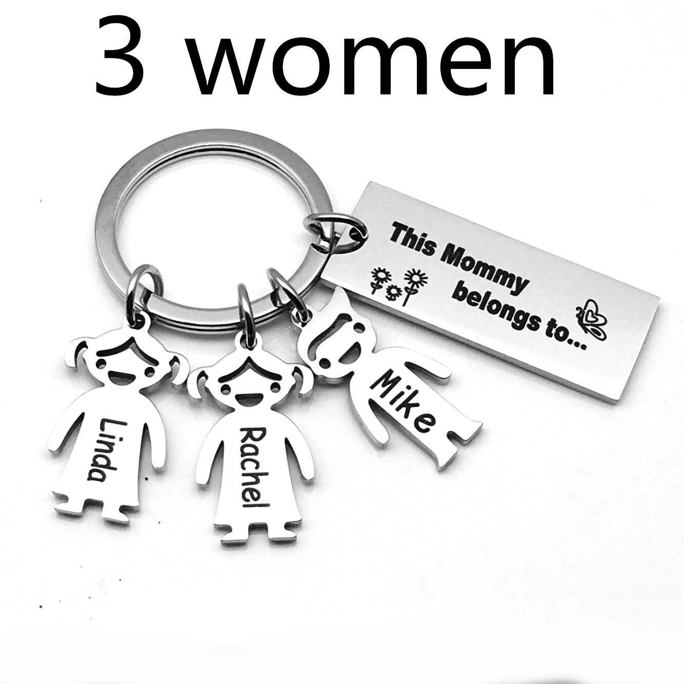 Unisex Stainless Steel Pendant Keychain Titanium Steel Pendant Gift For Boys And Girls Durable Accessory Style