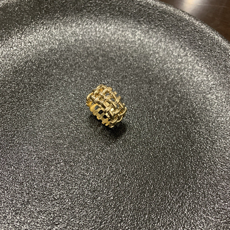 Womens Alloy Rings Gold Plated Fashion Jewelry European American Ring For Women And Girls Party Favors Elegant