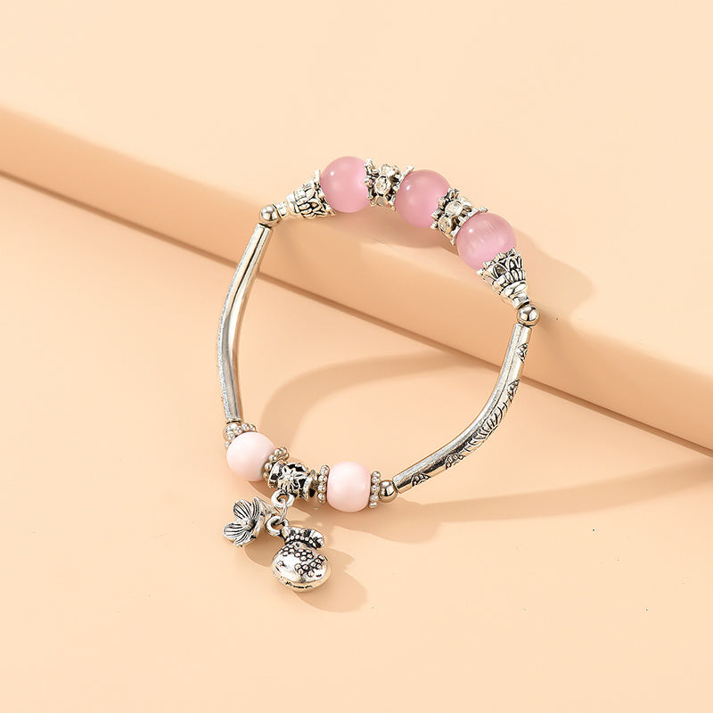 Crystal Necklace Gold Plated Fashion Jewelry European Inlaid Pendant Necklace For Women Gift Packed Gift Ready