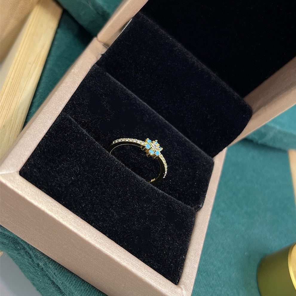 Sterling Silver Daisy Ring For Women Minimalist 925 Silver Little Flower Jewelry Elegant Everyday Wear Gift Ready