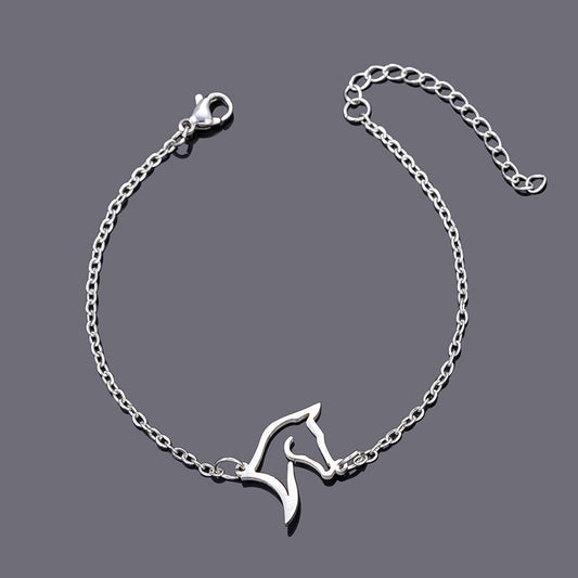 Unisex Horse Bracelet Electroplated Alloy Bangle Gold And Silver Tone Jewelry Gift For Men Women Fashion Accessory