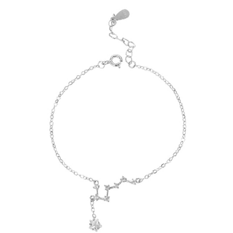 Womens Copper Star Bracelet And Earrings Set Big Dipper Starry Jewelry Gift For Her Exquisite Decoration Theme