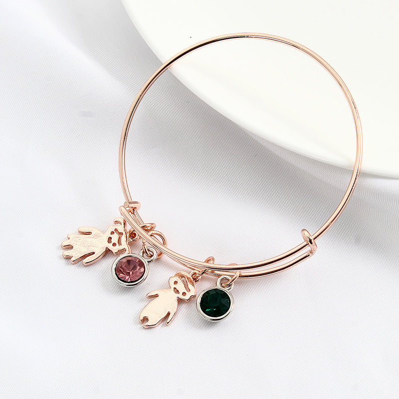 Kids Bracelet Alloy Diamond Sparkling Jewelry For Girls And Boys Marine Life Silver Rose Gold Golden Made Safe