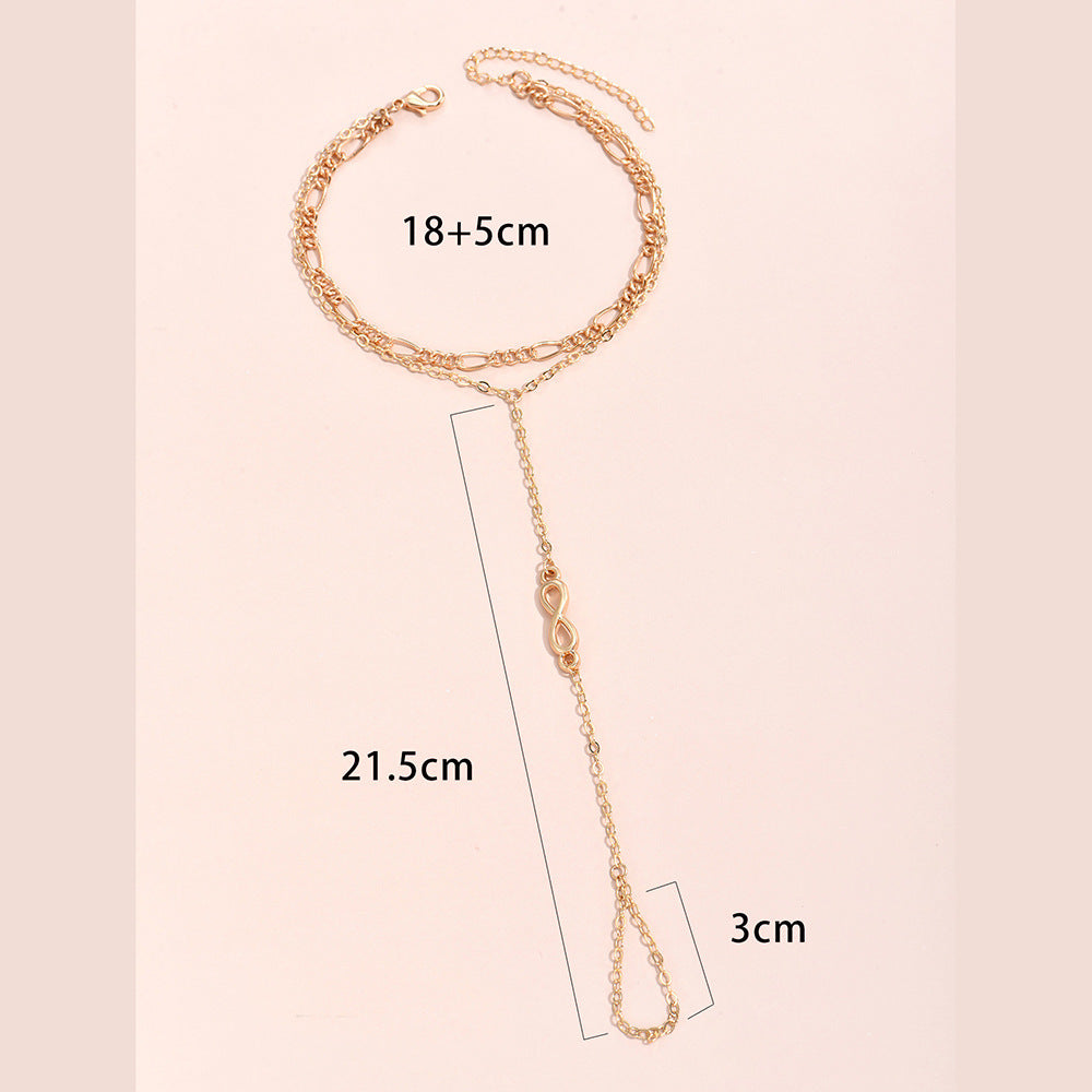 Womens Geometric Bracelet Retro Design Creative Personality Alloy Electroplated Jewelry Elegant Geometry Shine