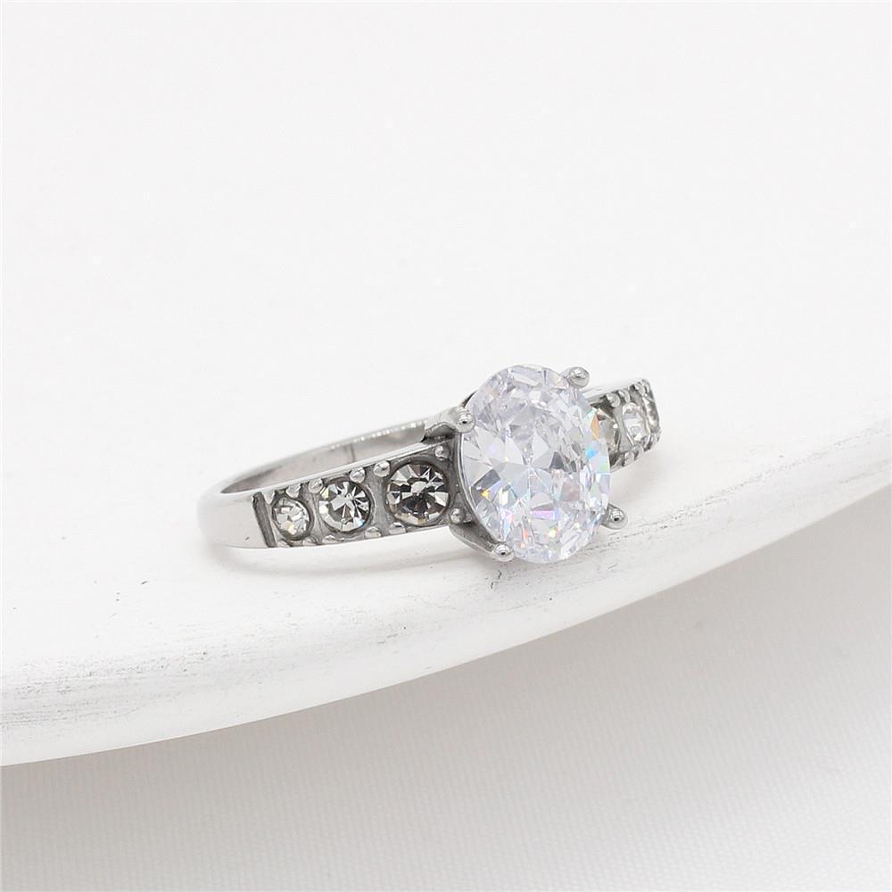 Jewelry Fashion Simple European And American Ladies Wedding Diamond Ring