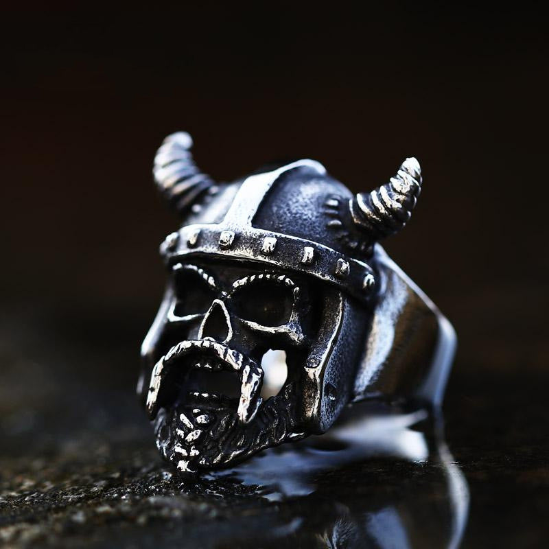 Titanium Steel Skull Ring For Men Women Retro Gothic Biker Fashion Accessory Skull Design Ring For Everyday Wear