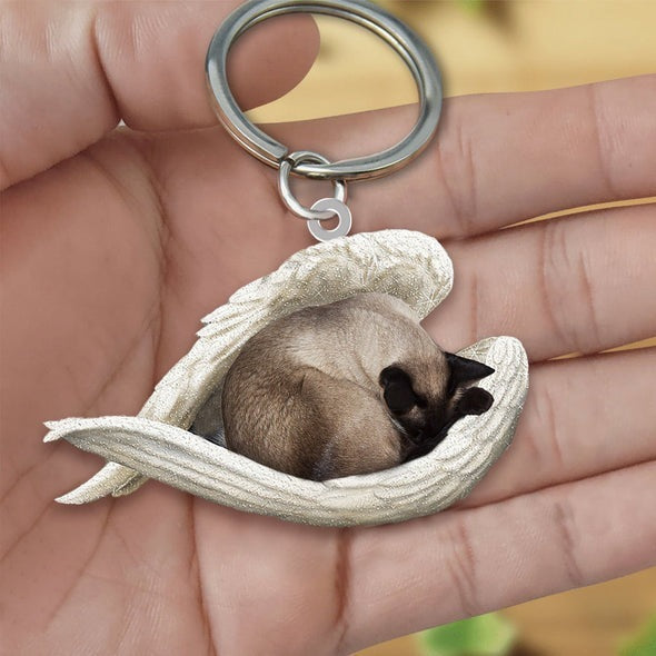 Dog Keychain Acrylic Fashion Accessory With Single Sided Printing Durable Key Ring 4 5 CMs Gift For Dog Lovers