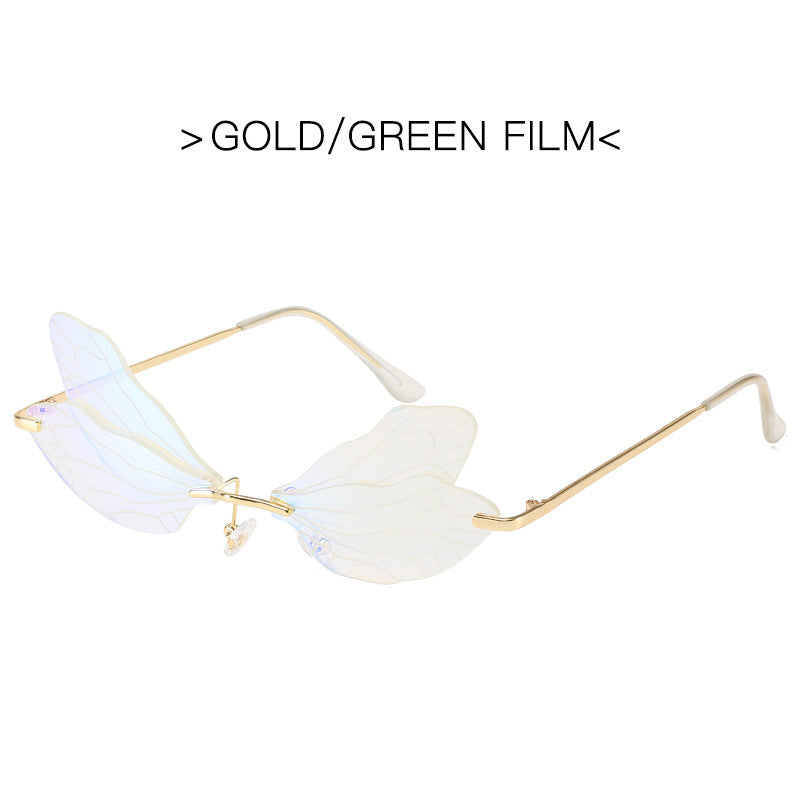 Unisex Sunglasses Gradient Lens Metal Frame Beachwears Eyewear Colorful Hip Hop Style Sunglasses Pro Polarized