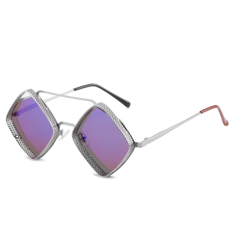 Metal Frame Sunglasses UV400 Eye Protection For Men Women