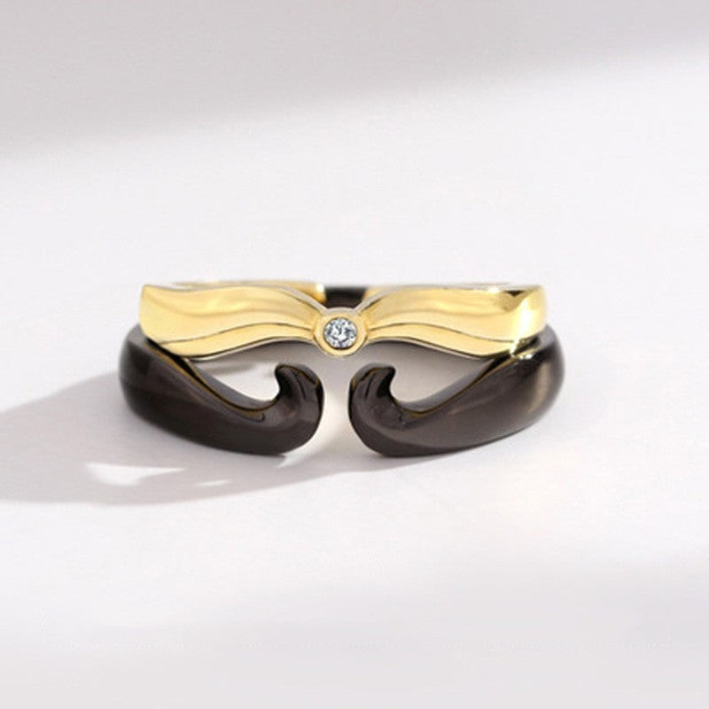 Couple Rings Adjustable Copper Rings Beauty And Beast Inspired Matching His And Hers Promise Rings For Couple