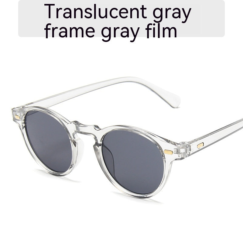 Mens Small Frame Retro Sunglasses For Travel Fashion And Party Hip Hop Rivet Eyewear With Point Rivets Distinctive Look