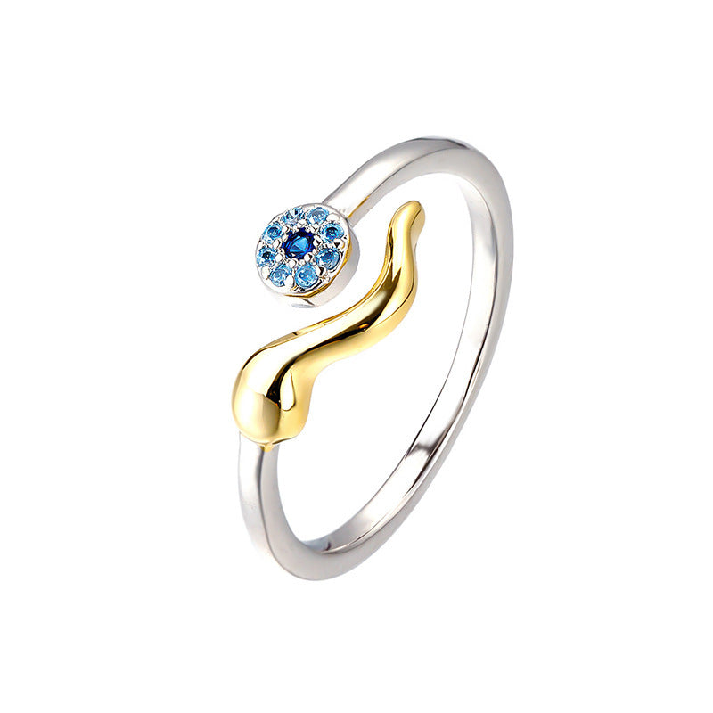 Womens Copper Ring With Cross Design Geometric Zircon Inlay Ladies Jewelry Fashion Ring Elegant Daily Wear Now