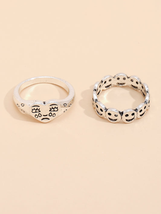 Layered Snake Chain Ring With Rhinestone Detailing Electroplated Zinc Alloy Geometric Design Elegant Style Now