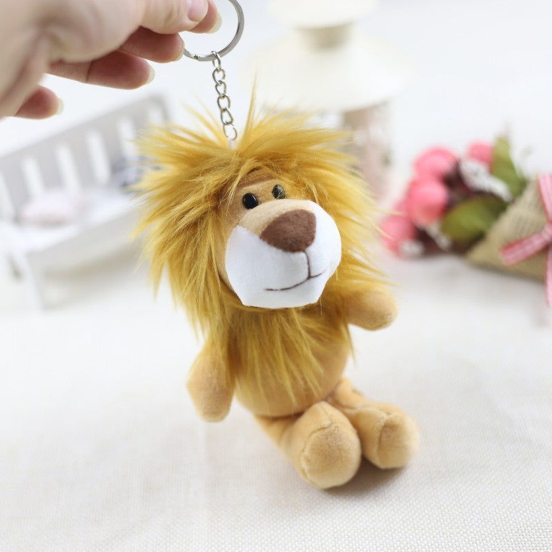 Animal Plush Pendant Hanging Lion Giraffe Hippo Elephant Donkey Calf Soft Cute Plush Toys Great For Kids Rooms